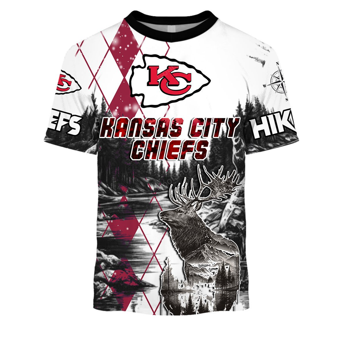 KCC x NFL Hiking 3D Hoodie DDT CTND