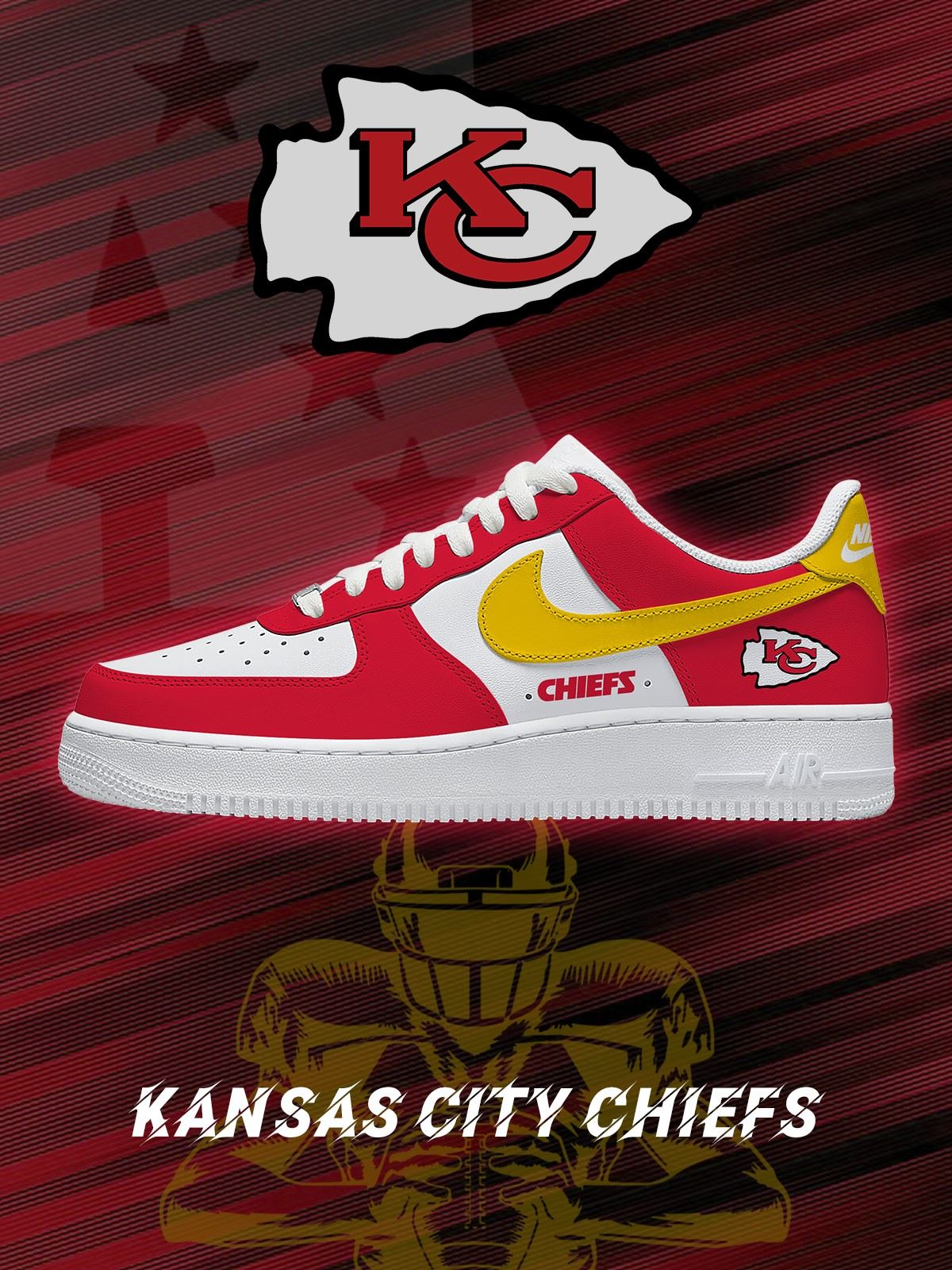KCC x NFL Luxury AF1 Sneakers 200626