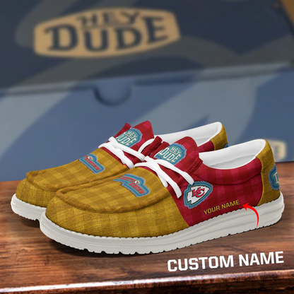 KCC x NFL Premium Hey Dude Shoes DATND TANTD