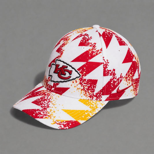 KCC x NFL Premium Sports Fan Geometric Pattern Baseball Cap