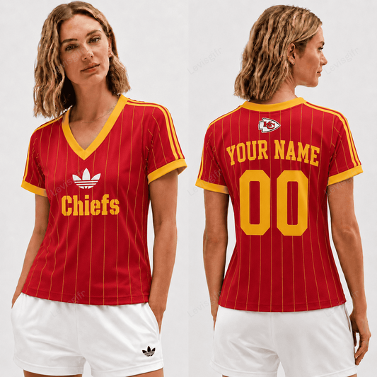 KCC x NFL Premium Women V-neck Shirt Personalized Gift For Fan