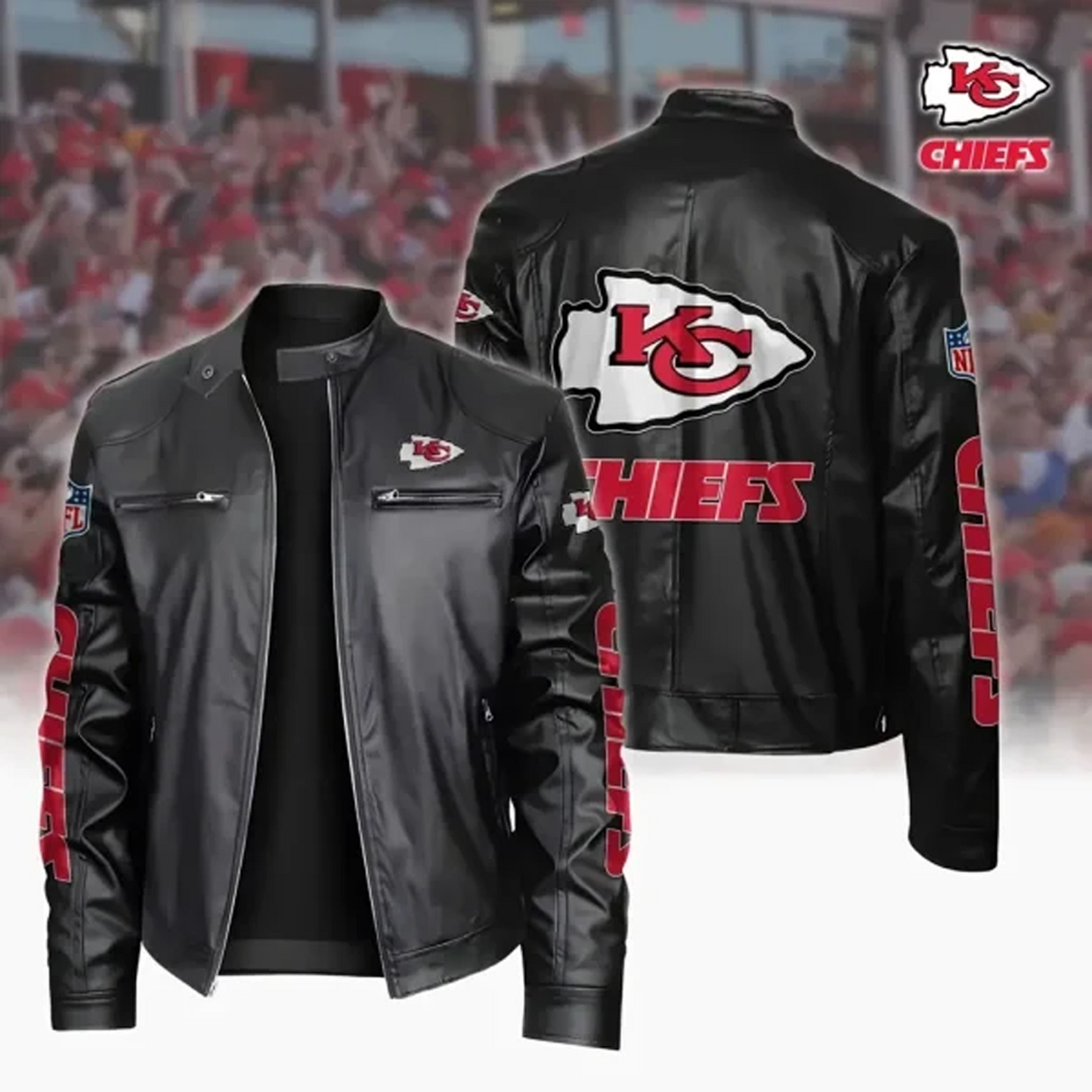 KCC x NFL Sport Leather Jacket DATND TANTD