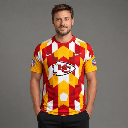 KCC x Premium NFL Geometric Fan Performance T-Shirt