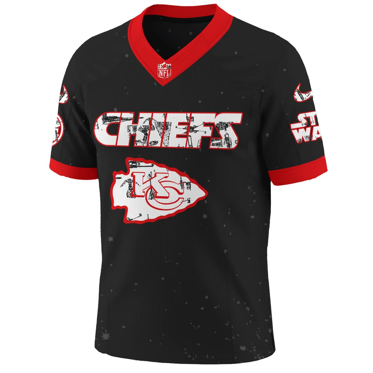 KCC x S.Wars Darth Vader 2025 Football Jersey DDT NTL