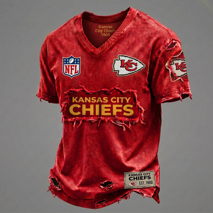 KC NFL Premium V-Neck T-shirt Gift For Fans 0306 NAK DATND NHT