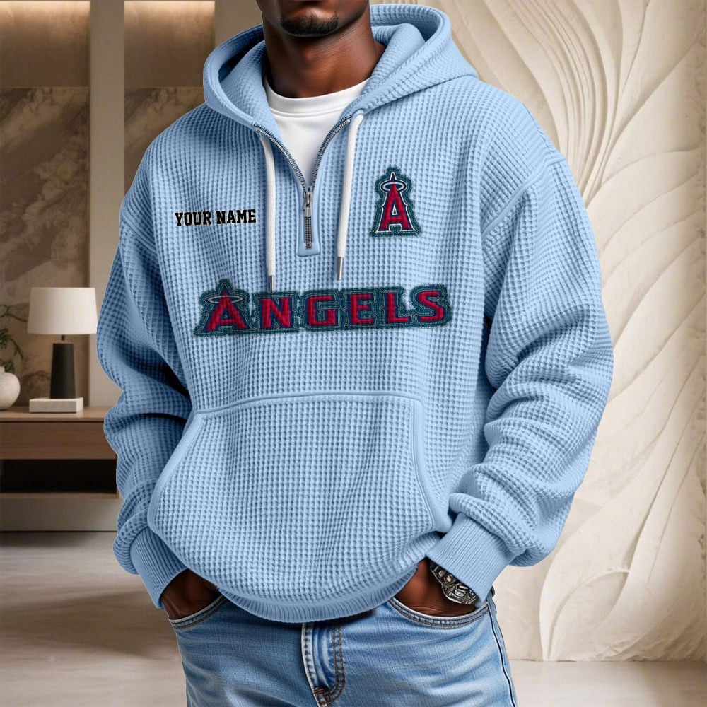 LAA x MLB Waffle Hoodie DATND TANTD