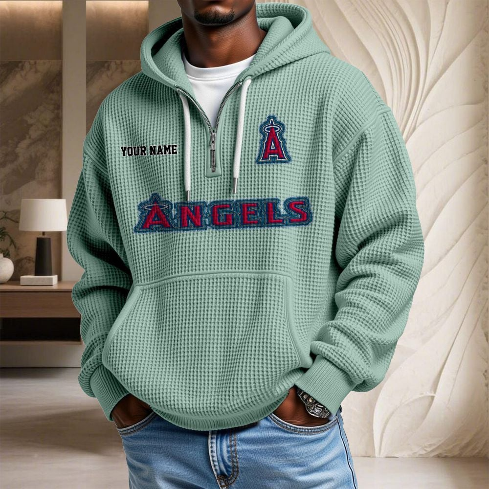 LAA x MLB Waffle Hoodie DATND TANTD