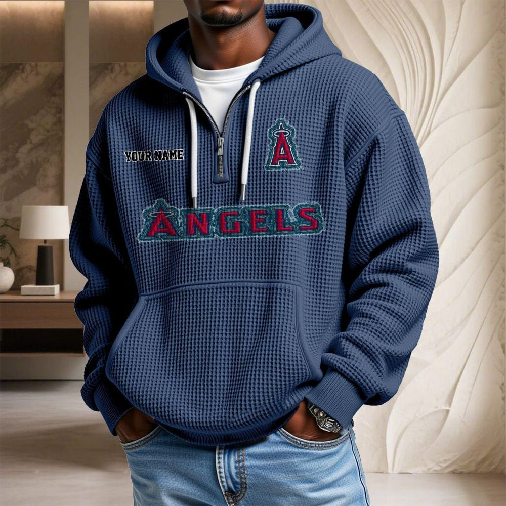 LAA x MLB Waffle Hoodie DATND TANTD