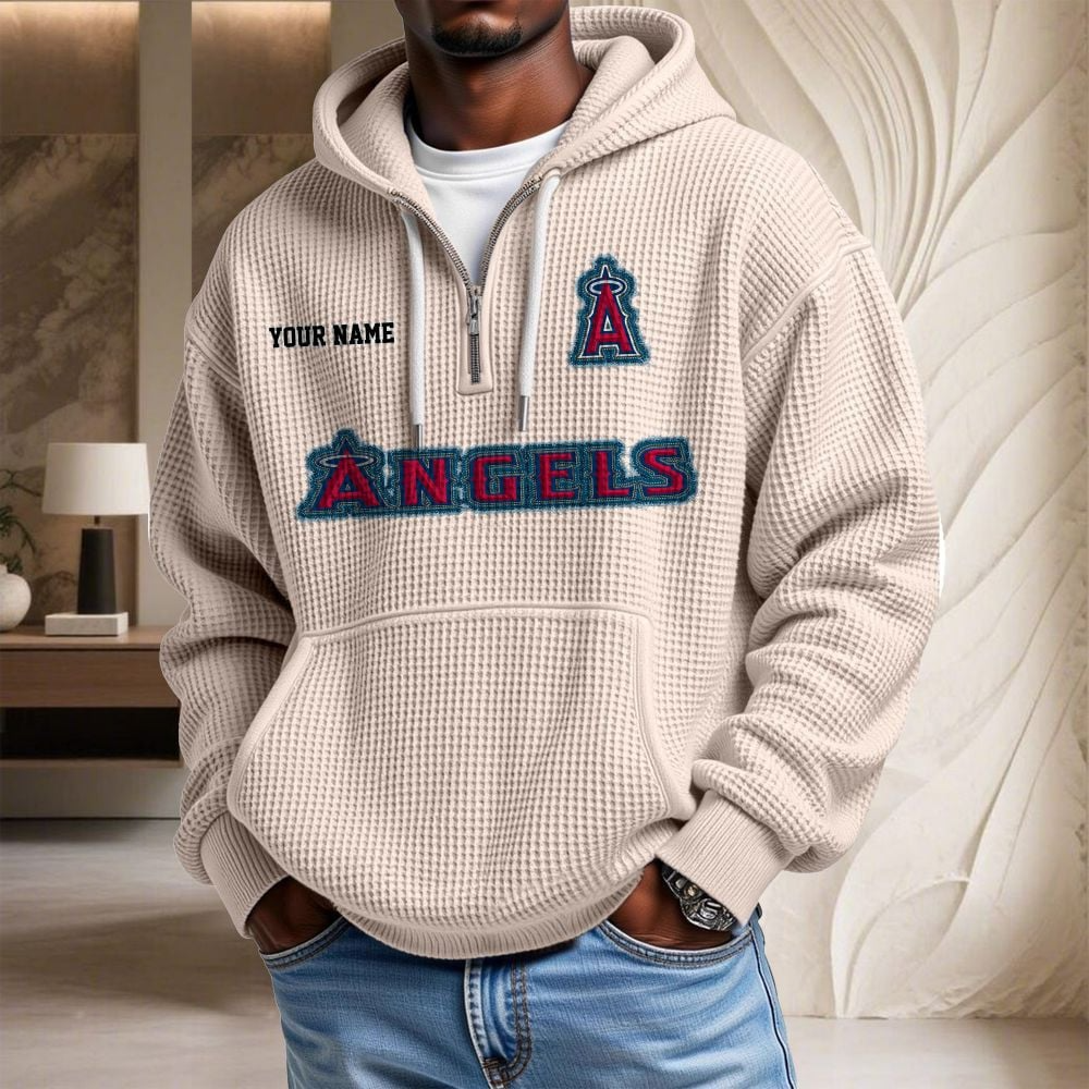 LAA x MLB Waffle Hoodie DATND TANTD