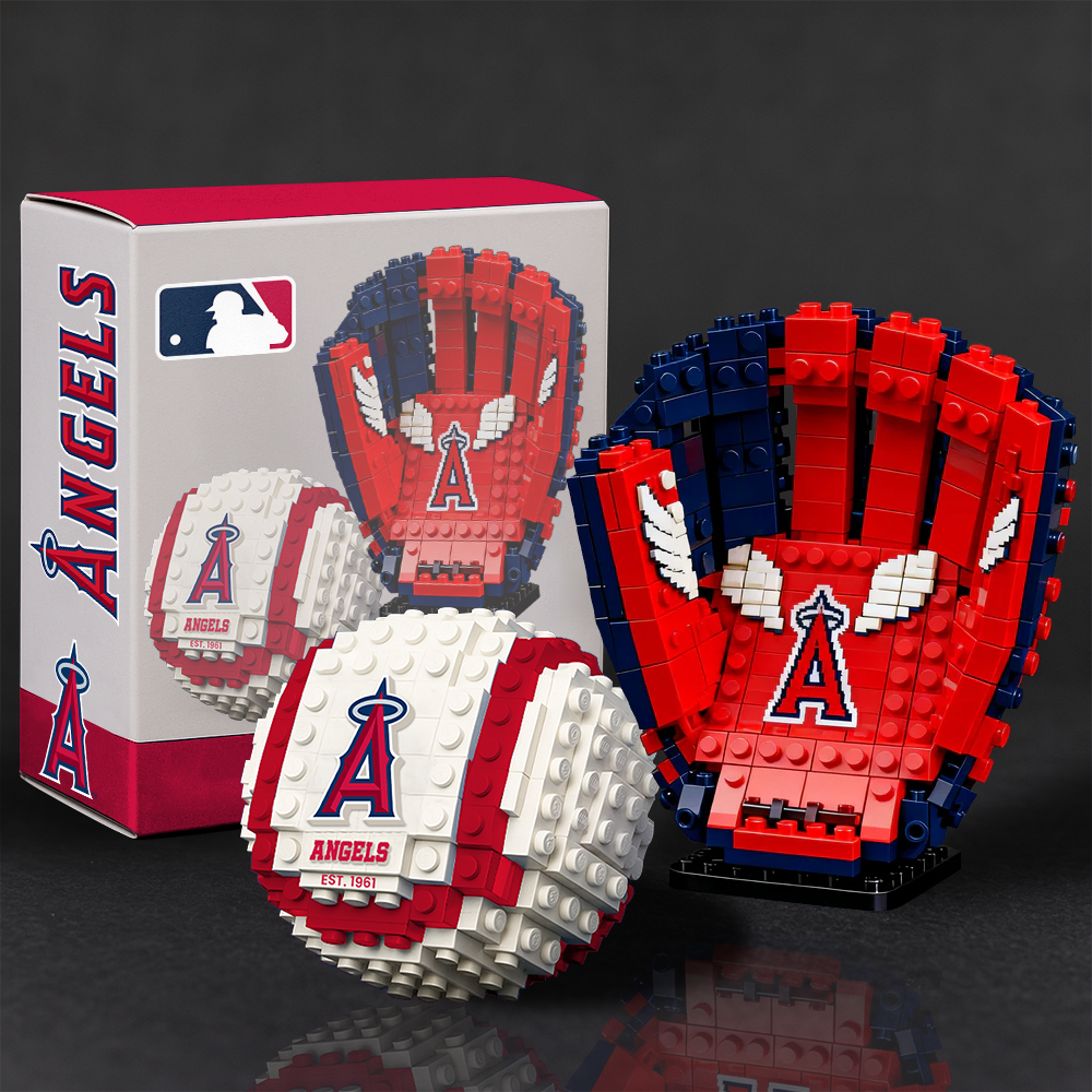 MLB Teams Baseball Glove & Ball Building Block Set DDT NTL