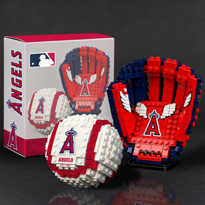 MLB Teams Baseball Glove & Ball Building Block Set DDT NTL