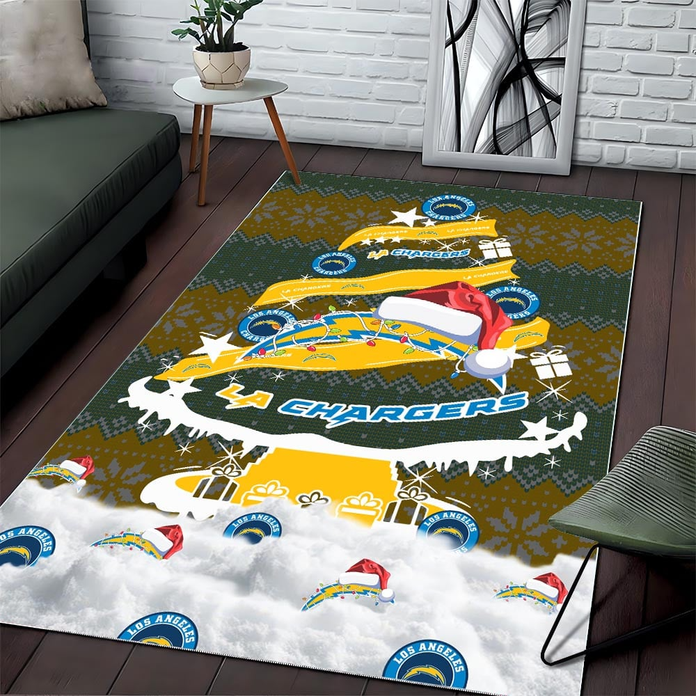 LAC NFL Chrismas Carpet Rug DDT NTL