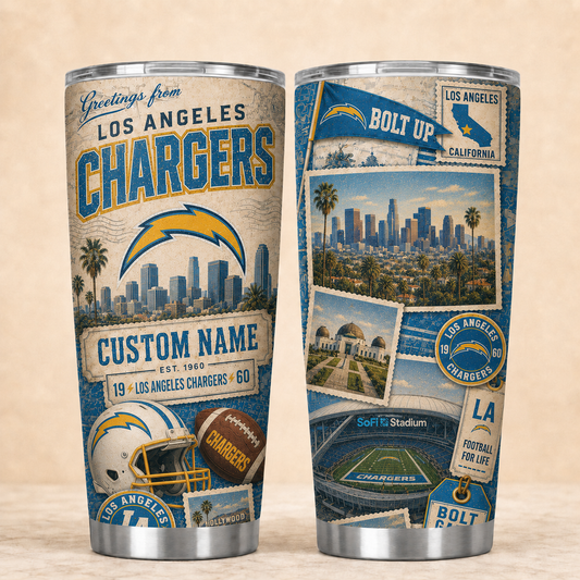 LAC Personalized Premium NFL Classic Tumbler 190626