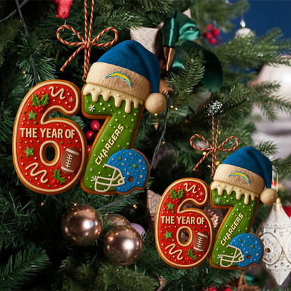 LAC Premium NFL 67 Hanging Ornament DDT NTL