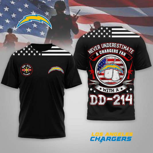 LAC Premium NFL DD-214 Alumni 3D Shirt DDT NTL