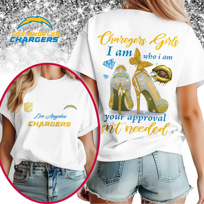 LAC Premium NFL I Am Who I Am Glitter 3D Apparel DDT 211025 NTL