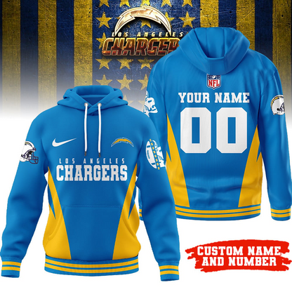 LAC Premium NFL Personalized Fan Hoodie DDT NTL