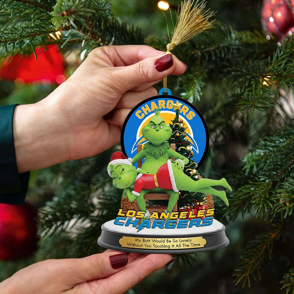 LAC Premium NFL x Grinch Acrylic Ornament DDT NTL