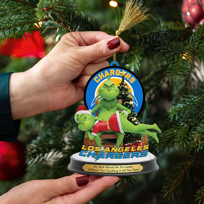 LAC Premium NFL x Grinch Acrylic Ornament DDT NTL