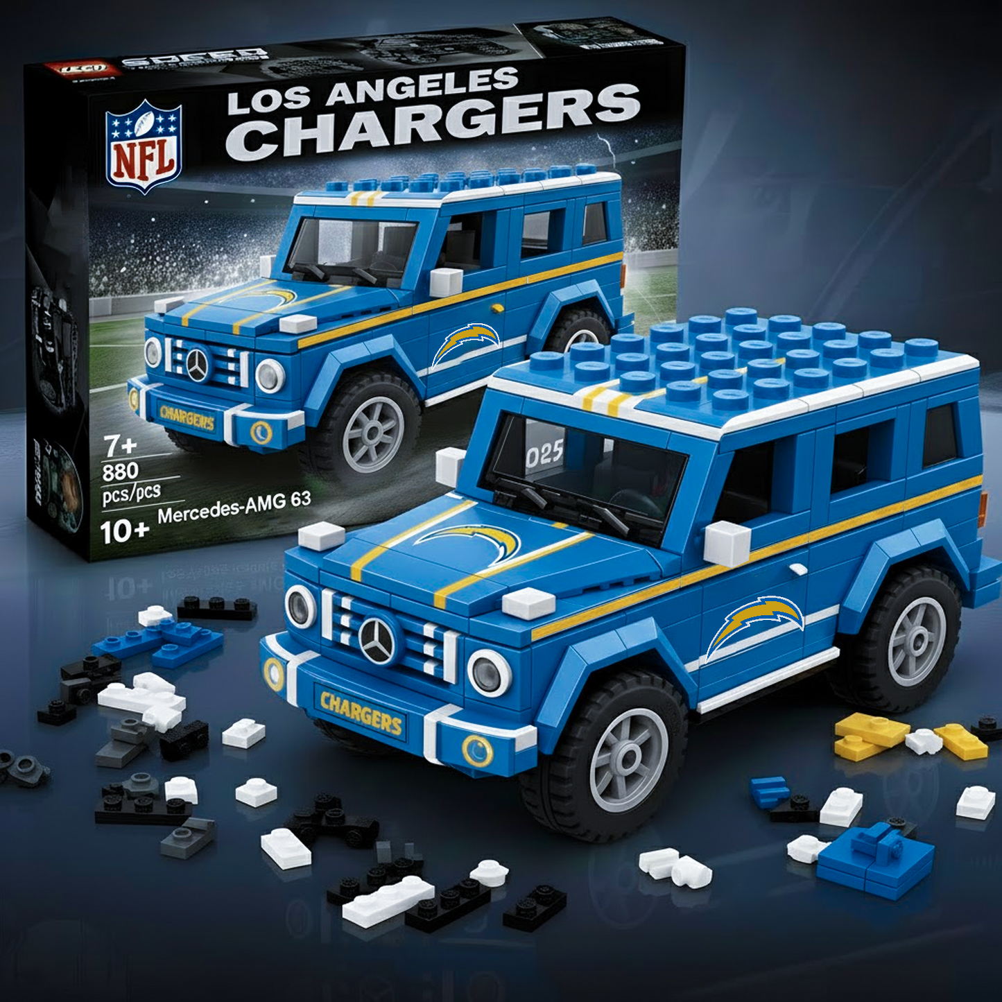 LAC x NFL Building Blocks Offroad SUV DatND DVT