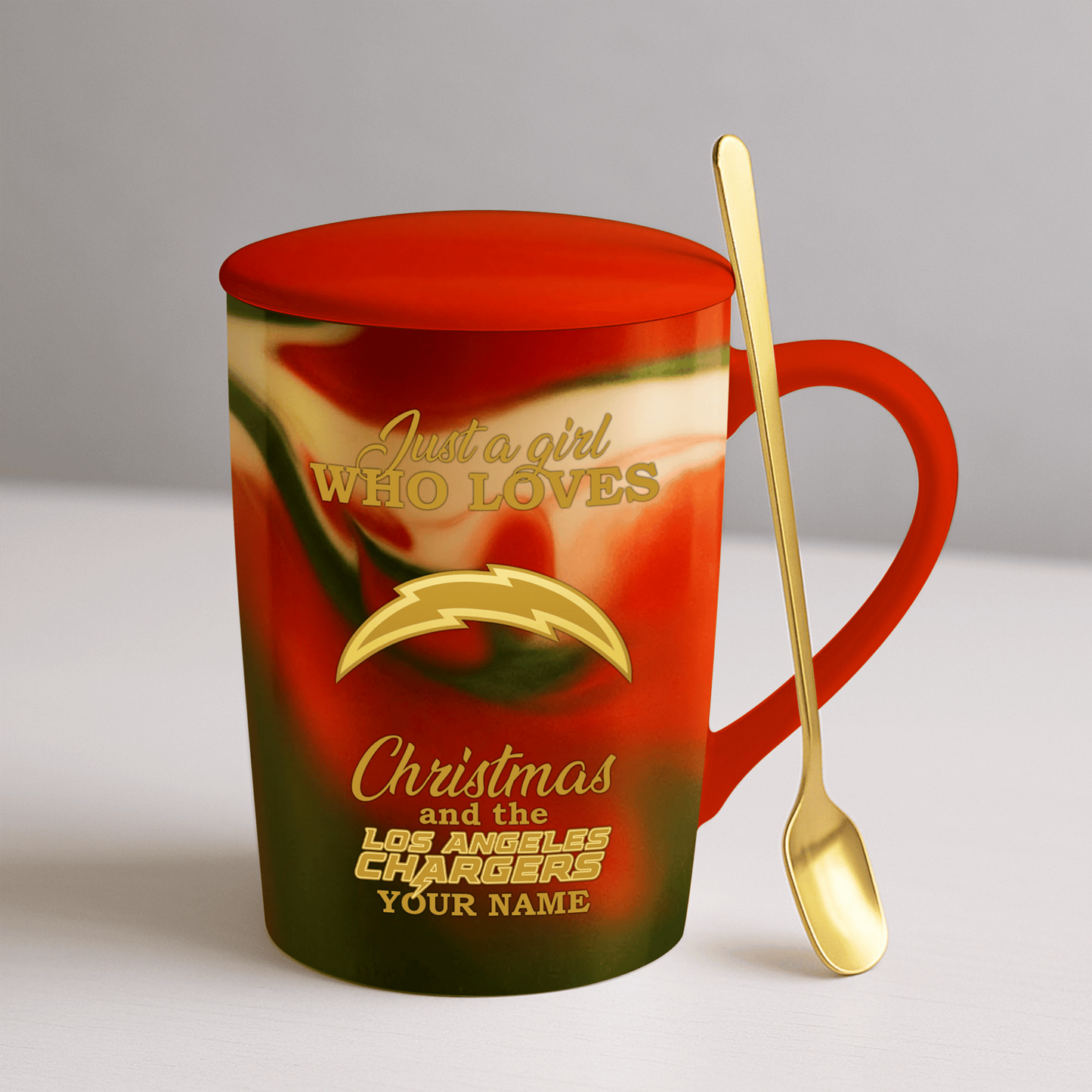 LAC x NFL Christmas Ceramic Cup DATND TANTD