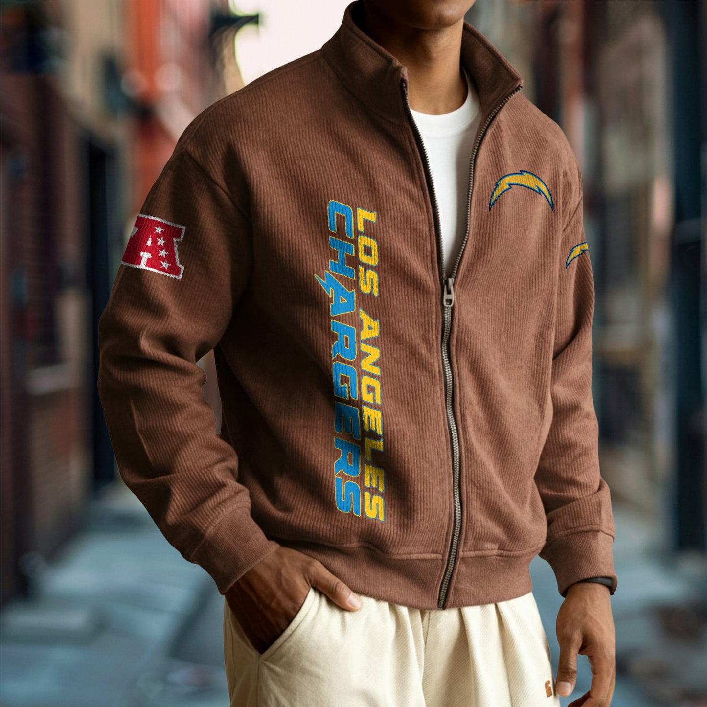 LAC x NFL Corduroy Zip-Up Jacket DatND DVT