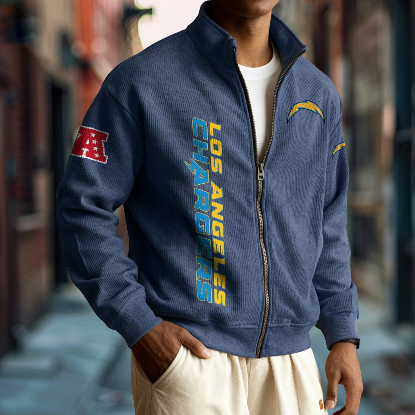 LAC x NFL Corduroy Zip-Up Jacket DatND DVT