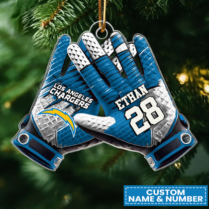 LAC x NFL Customized Christmas Acrylic Ornament DATND TANTD