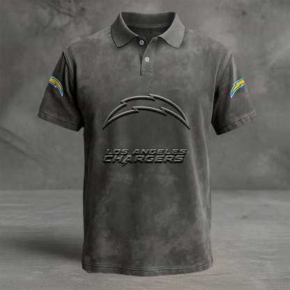 LAC x NFL Embossed Polo Shirt DATND TANTD
