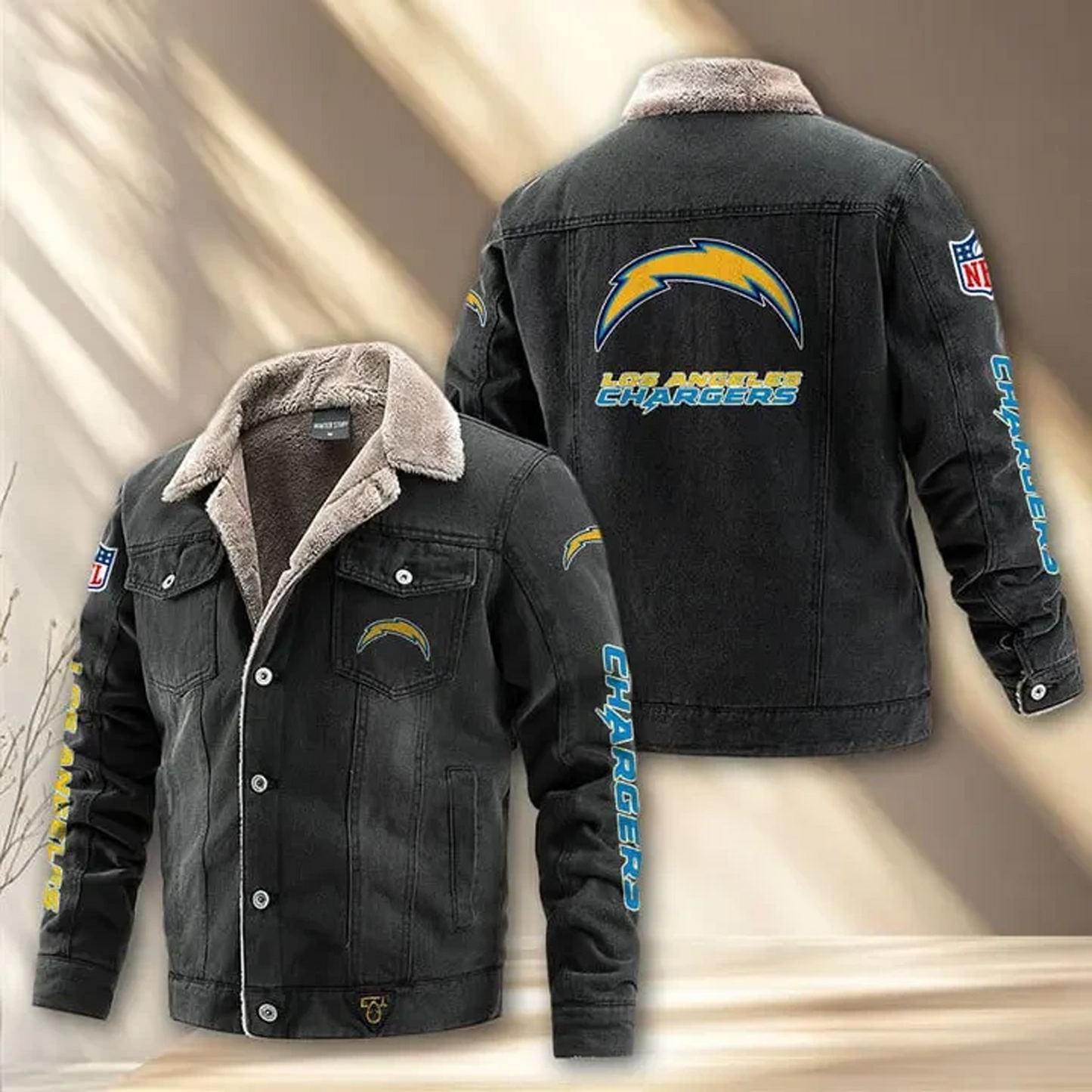 LAC x NFL Fleece Lined Denim Jacket DatND DVT