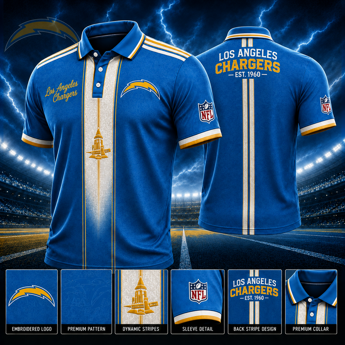 LAC x NFL Polo Shirt Limited Edition