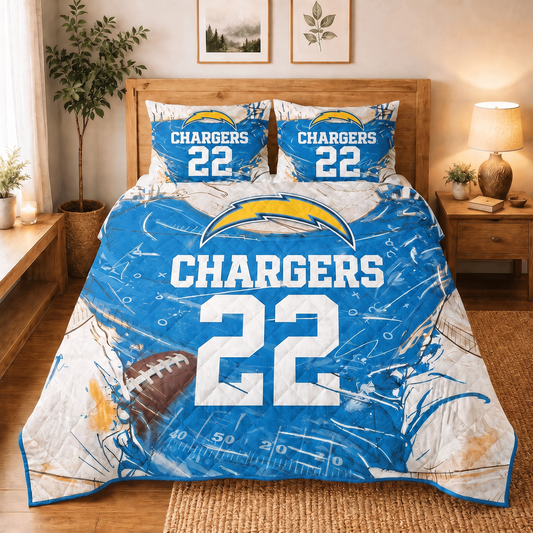 LAC x NFL Premium Bedding Sets Personalized Gift For Fan