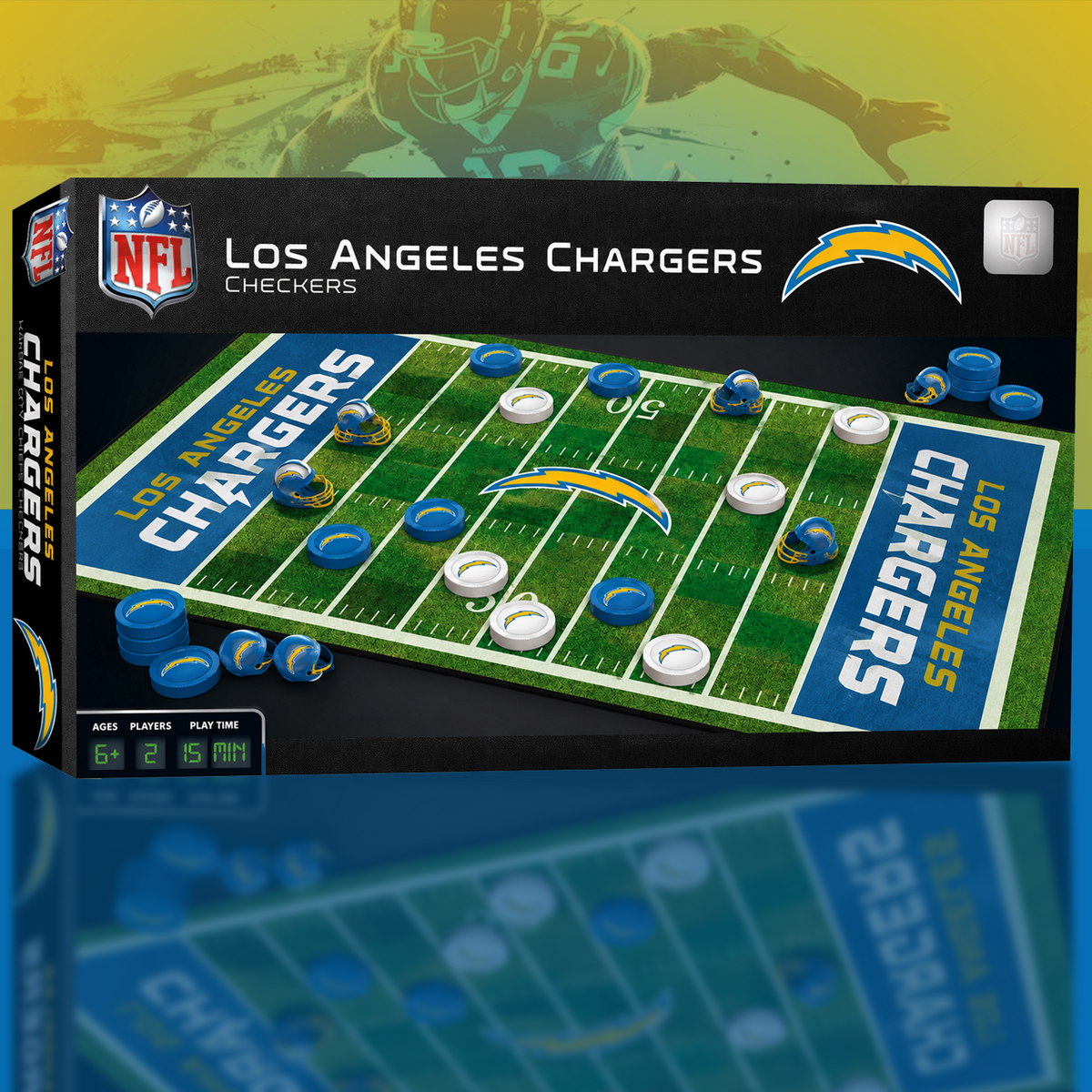 LAC x NFL Premium Checkers Game