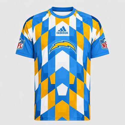 LAC x NFL Premium Geometric Fan Performance T-Shirt