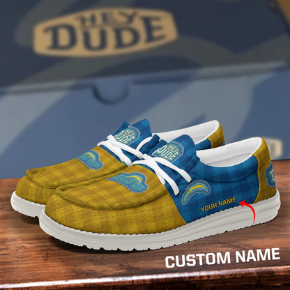 LAC x NFL Premium Hey Dude Shoes DATND TANTD