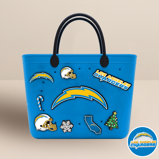LAC x NFL Rubber Tote Bag with Team Charms DATND TANTD