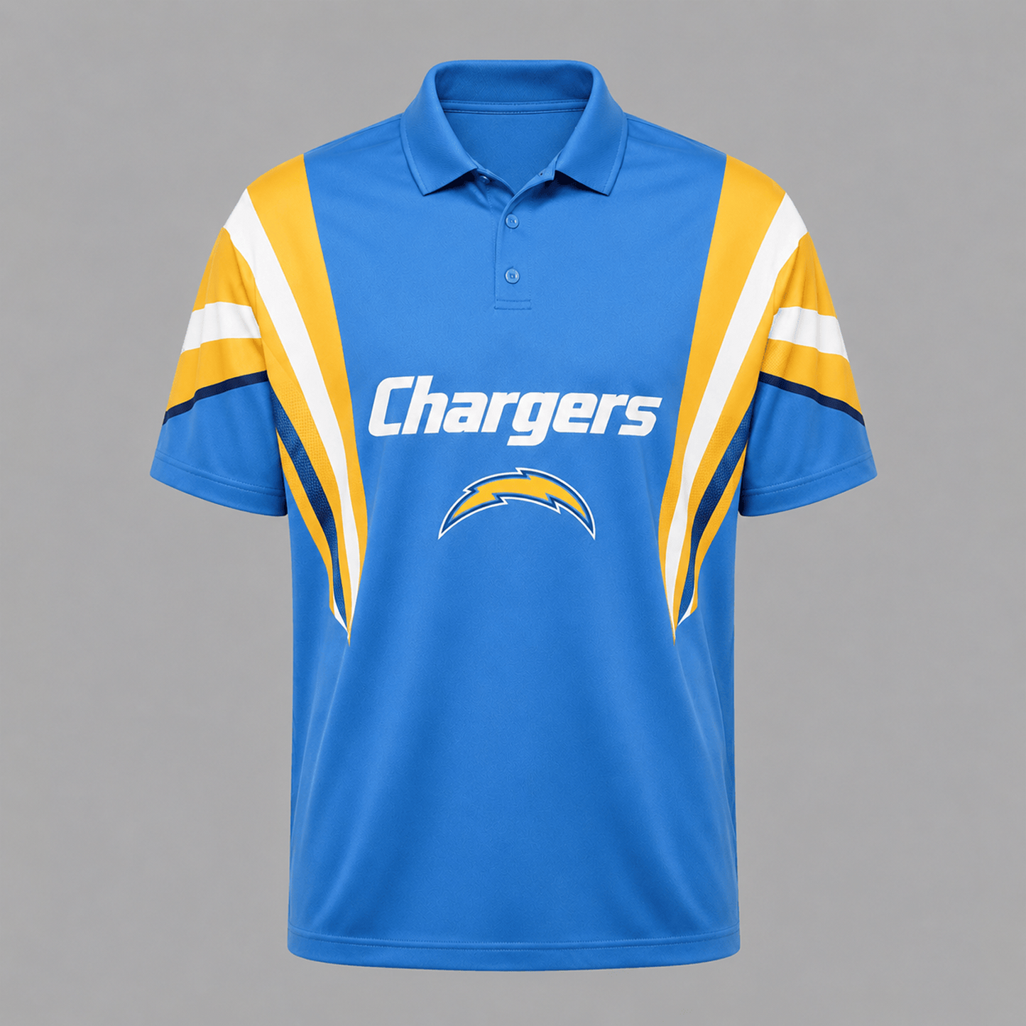 LAC x NFL Sleeve Collared Sports Polo Shirt