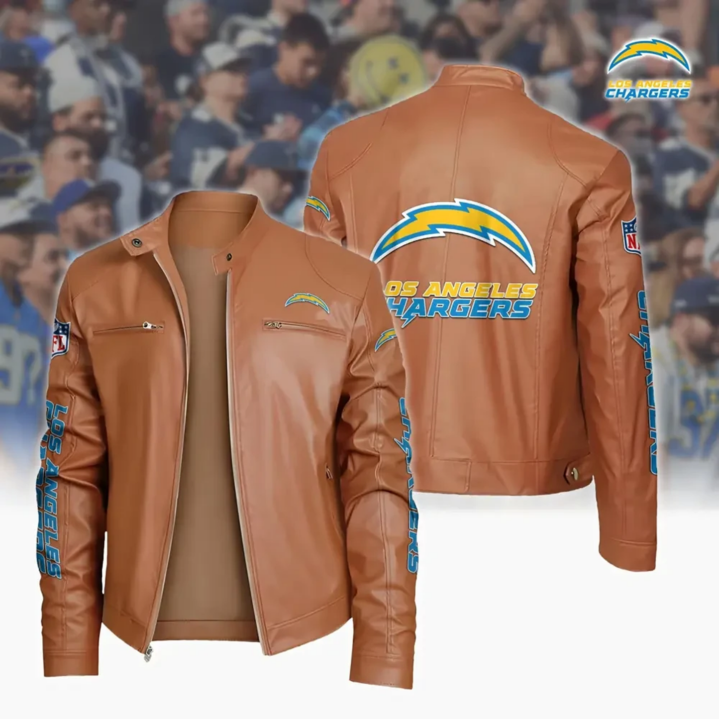LAC x NFL Sport Leather Jacket DATND TANTD