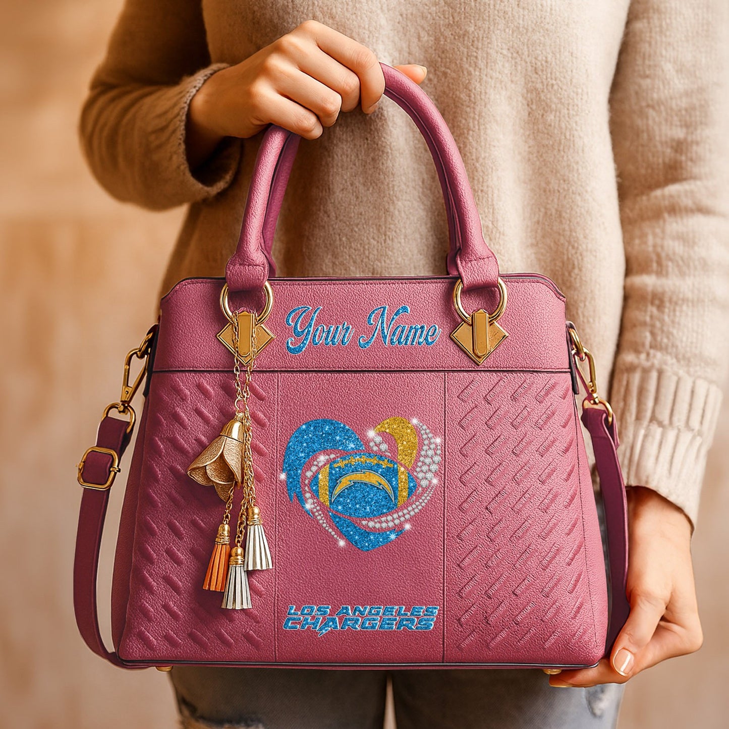 LAC x NFL Zip Handbag 0811 DatND DVT