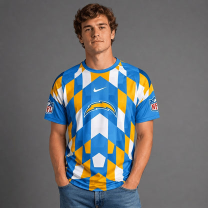 LAC x Premium NFL Geometric Fan Performance T-Shirt