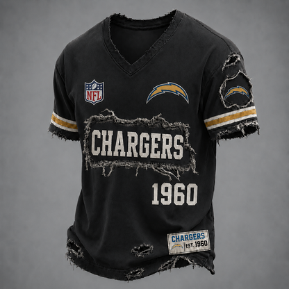 LAC x NFL LUXURY V-Neck T-Shirt 3005 DatND DVT