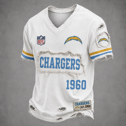 LAC x NFL LUXURY V-Neck T-Shirt 3005 DatND DVT