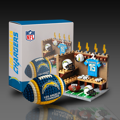 NFL Team Ball & Changing Room Building Block Football Set DDT CTND