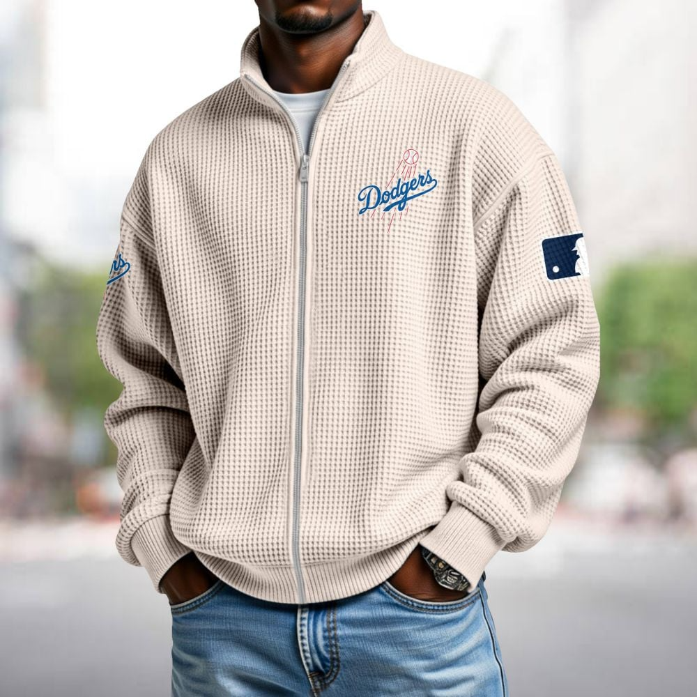 LAD x MLB Waffle Zip-Up Sweatshirt DatND DVT