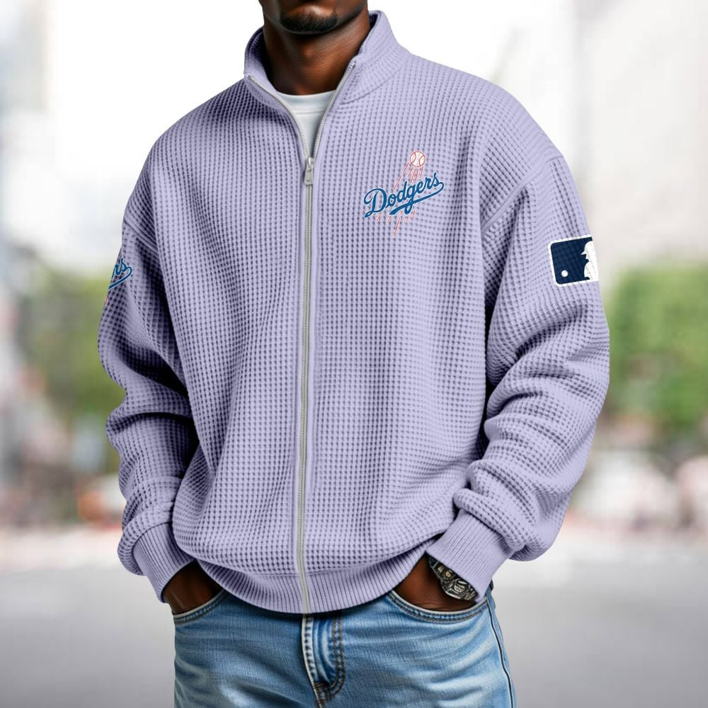 LAD x MLB Waffle Zip-Up Sweatshirt DatND DVT