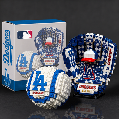 MLB Teams Baseball Glove & Ball Building Block Set DDT NTL