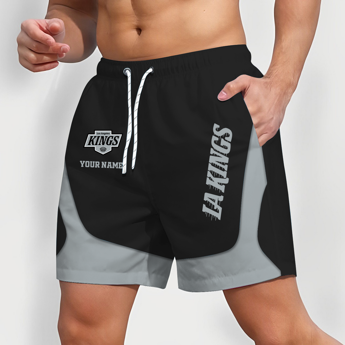 LAK x NHL Team Special Short Pants For Men Custom Name Gifts DATND TANTD 090426