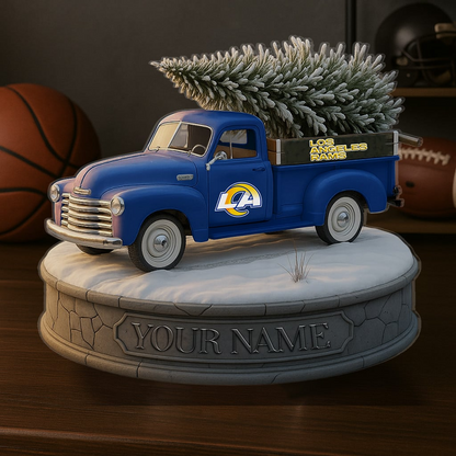 LAR Custom NFL Christmas Acrylic Block Plaque Decor DatND DVT
