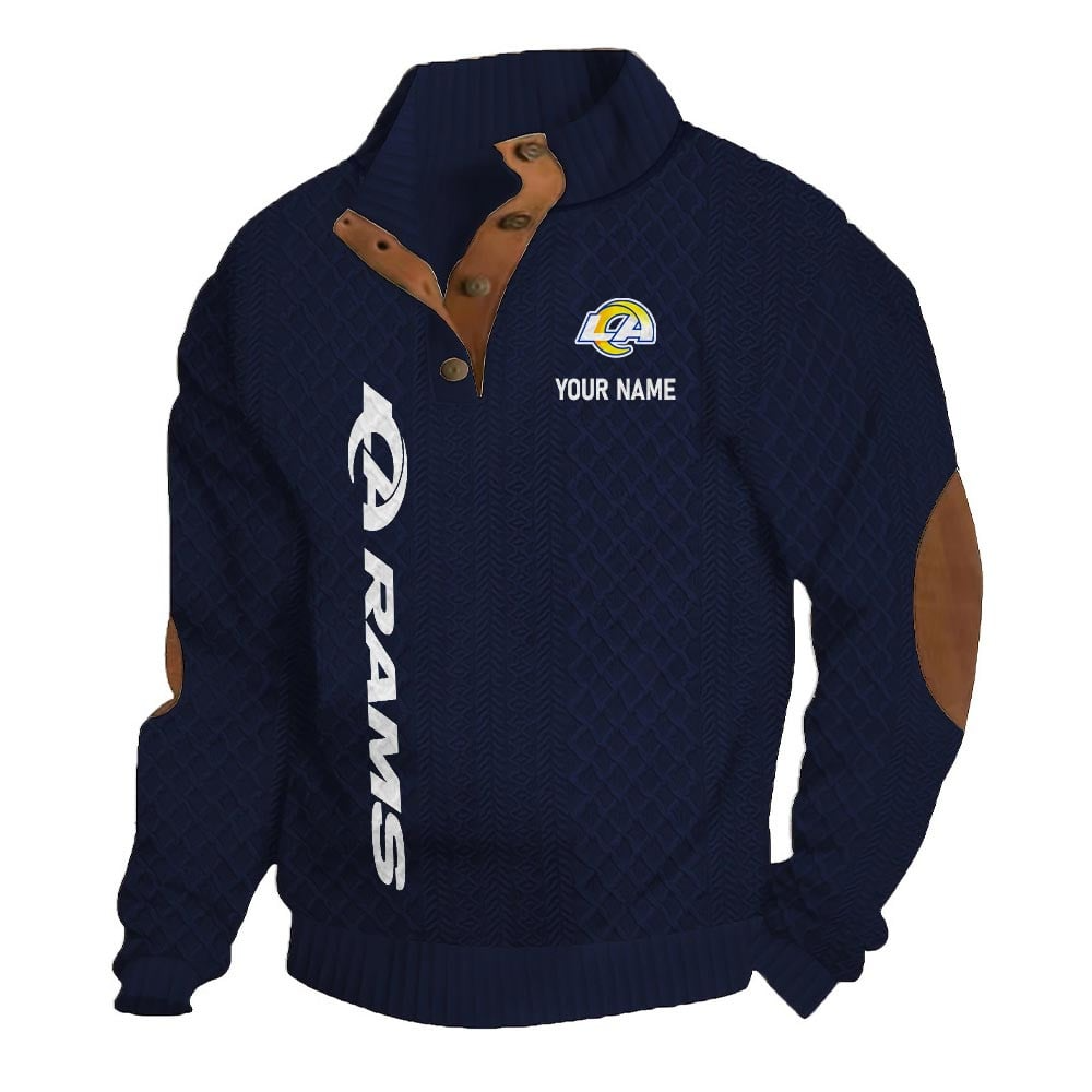 LAR NFL Basic Knitted Stand Collar Sweatshirt DDT CTND
