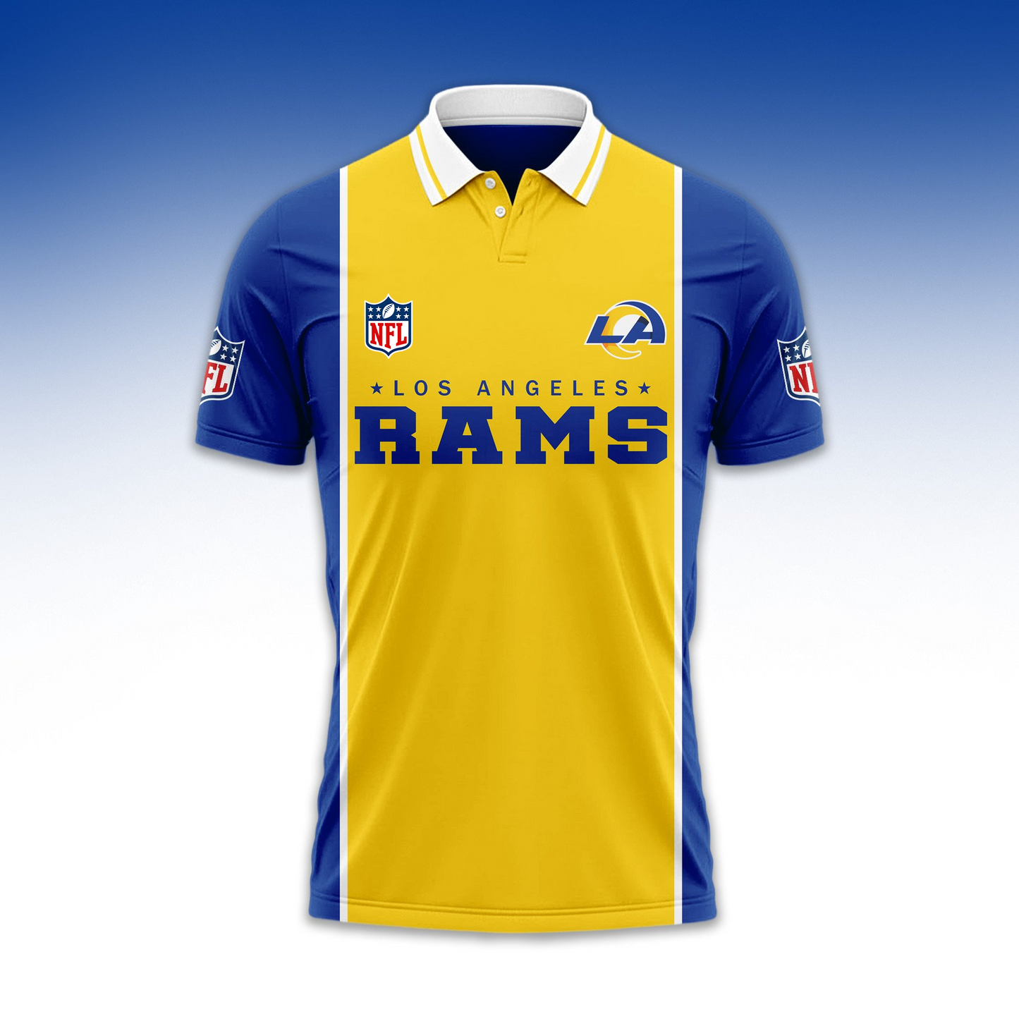 LAR NFL No One Like Us Polo Shirt DDT HLPHUONG
